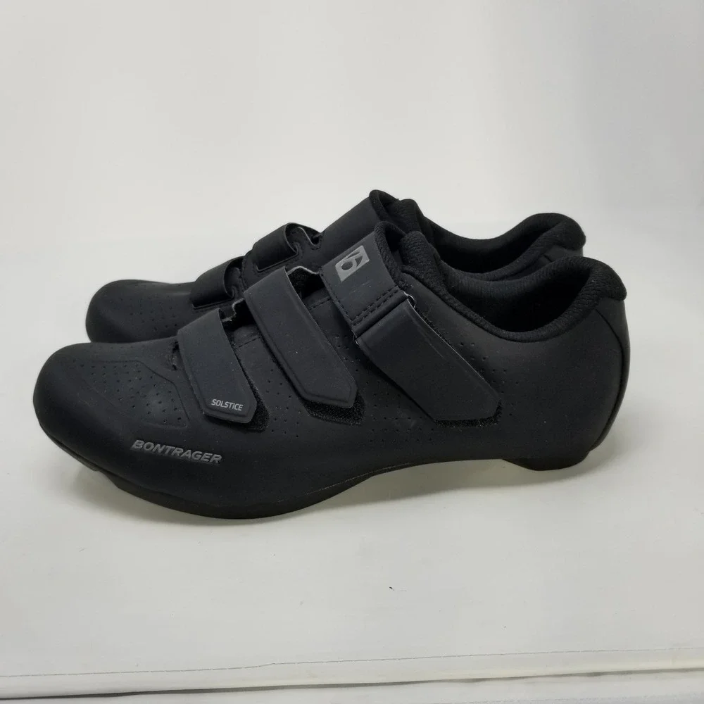 Bontrager Solstice Road Cycling Shoes Mens 12 EU 45 Black Easy-off - Picture 6 of 16
